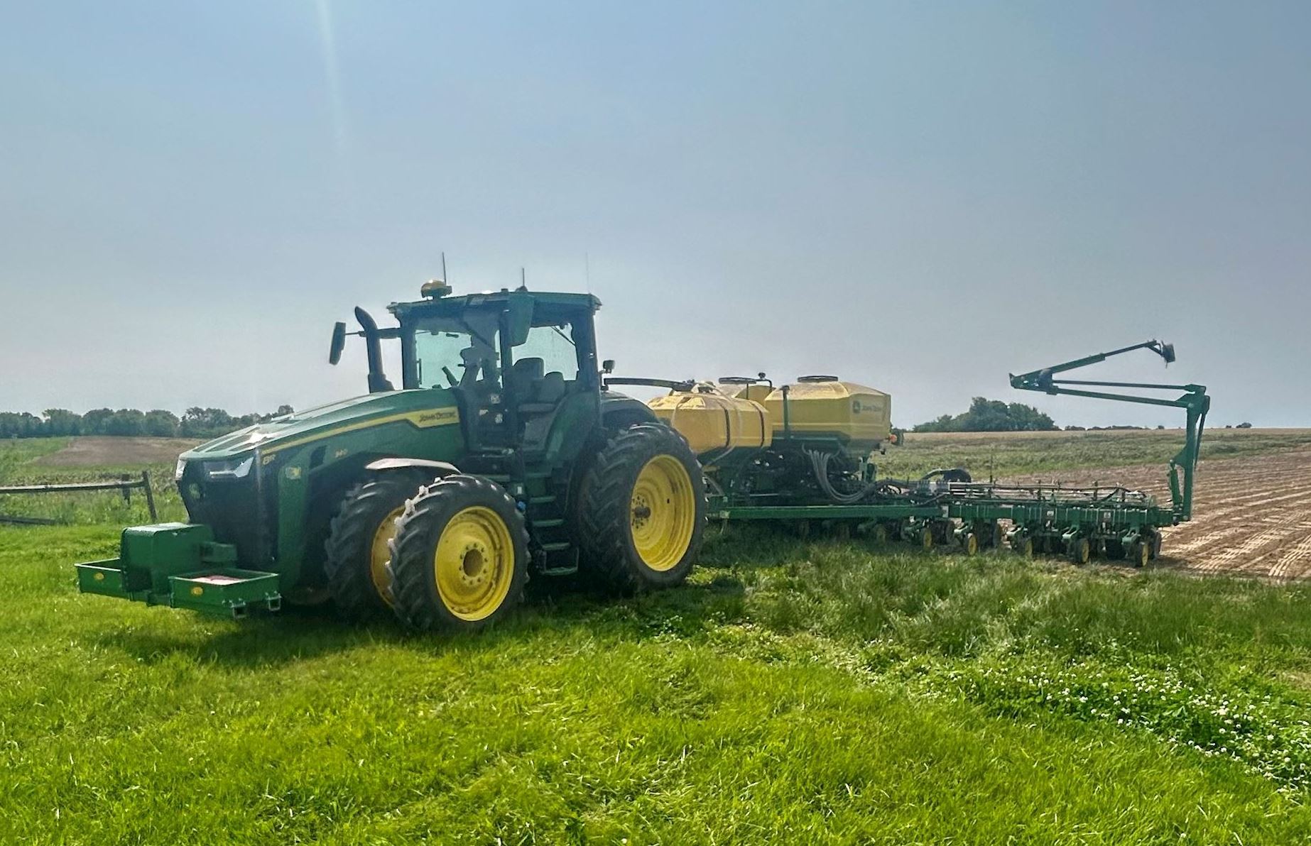 Tractor on Circle S Farms