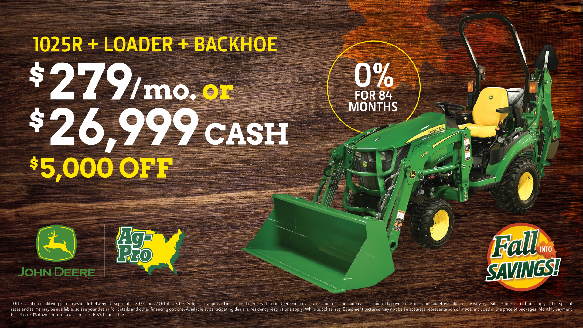 1025R Tractor Package