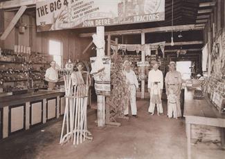 Rice Center Supply employees in the 1920s.
