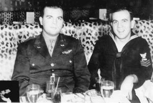 The Groover brothers in 1945, who later opened Boston Seed Company across from Boston Implement Co.