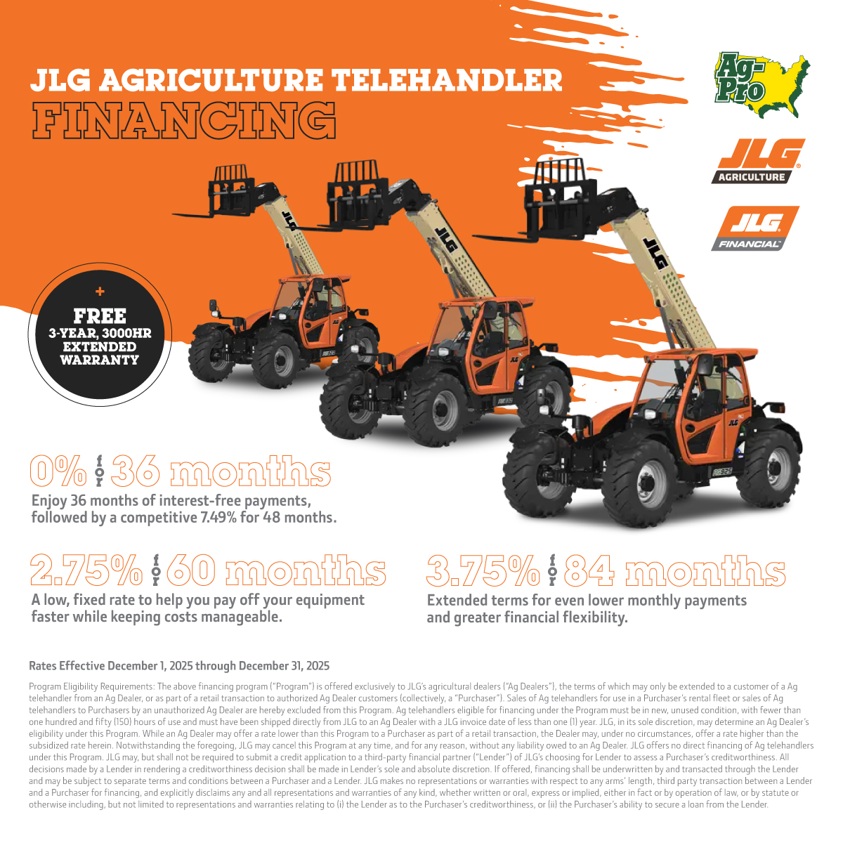 JLG AG Telehandler Promotion